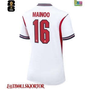 England Kobbie Mainoo #16 Hemmatröja Dam VM 2026 Kortärmad